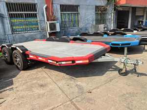 OT-Sell utilisé Ozmatix <span class=keywords><strong>1</strong></span> essieux 2.5-3 tonne en aluminium/alliage bas lit semi-<span class=keywords><strong>remorque</strong></span> avec pneus 12r22.5 pour l'équipement lourd - Product Image 6