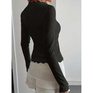 Slim Fit Long Sleeve Solid <b>Cardigan</b> <b>White</b> Women's <b>Cardigans</b> - Product Image 6