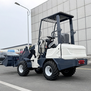 Penjualan terlaris roda Mini elektrik pemuat depan roda pemuat Orchard Wheel beroda empat roda penggerak multifungsi pemuat untuk pertanian - Product Image 4