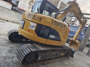 Miniexcavadora CAT 308DCR Usada, Miniexcavadoras Japonesas Usadas CAT 305C 305D 305E 305 304 303 302 301 con Acoplador Rápido - Product Image 3
