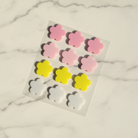 Patch anti-acné en gel à base d'eau, imperméable, en forme de fleur colorée, design moderne, personnalisation OEM pour les soins du visage personnels