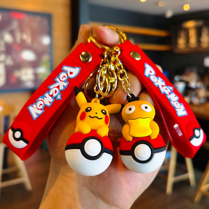 QY Cute 3D PVC Anime Character Keychain Cartoon Figure Pendant <b>Bag</b> <b>Charm</b> Collectible Gift for Kids and Fans - Product Image 3