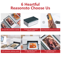 Impresora Fotográfica Inalámbrica Compacta, Películas Personalizadas para Teléfonos con Revestimiento Trasero Imprimible para Máquina de Corte de Protectores de Pantalla