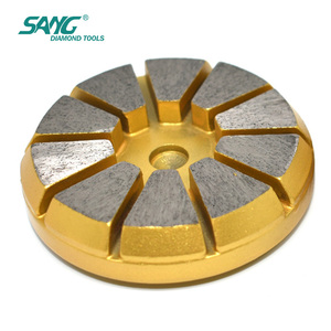 Outil abrasif à liaison métallique SANG à taux <span class=keywords><strong>d</strong></span>'élimination élevé, durable, bloc <span class=keywords><strong>de</strong></span> meulage diamanté <span class=keywords><strong>de</strong></span> 3 pouces pour le polissage des sols en béton - Product Image 4
