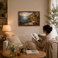 Cornice Portafoto in Legno Art Deco Fatta a Mano, da Parete con Design Sospeso e Movibile, Motivi Personalizzabili per Occasioni Nuziali