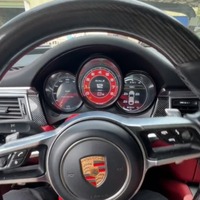 Papan instrumen Digital Speedometer dasbor LCD 12.3 inci Linux Systeam untuk Porsche Macan 2015 hingga 2019