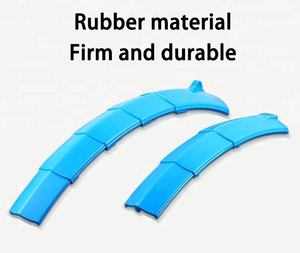 Venta caliente ajustable MTB bicicleta accesorios BMX guardabarros bicicleta guardabarros con luz trasera LED - Product Image 5