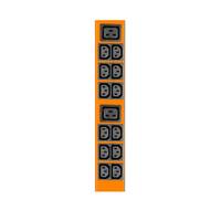Control remoto Smart PDU con 42 enchufes Interfaz web Soporte trifásico SNMP y SSH Monitoreo de carga total dual
