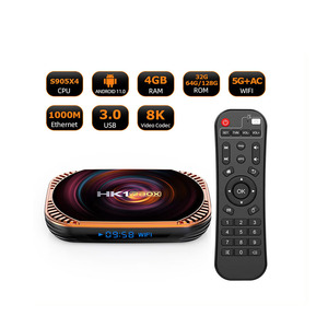 Boîtier <span class=keywords><strong>TV</strong></span> puissant de haute qualité 128 Go HK1 RBOX X4 4 Go 32 Go 64 Go Amlogic S905X4 <span class=keywords><strong>Android</strong></span> Smart <span class=keywords><strong>TV</strong></span> 8K lecteur multimédia décodeur HK1RBOX - Product Image 1