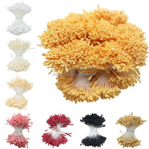 Étamines de <span class=keywords><strong>fleurs</strong></span> de <span class=keywords><strong>malt</strong></span> de couleur mate faites à la main artificielles bricolage accessoire de décoration de mariage et de festival de noël - Product Image 1
