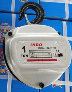 Bloque de Elevación de Cadena INDO, Capacidad de 2 Toneladas, Elevación de 3 m, Polipasto Manual de Cadena, Equipo de Elevación de Acero de Alta Resistencia - Product Image 4