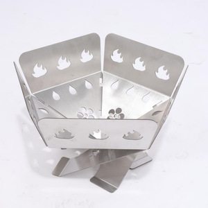 Folding <b>Fire</b> <b>Pit</b> Stainless Steel <b>Portable</b> Outdoor Firewood Grill Modern Design For Camping Barbecue - Product Image 1