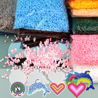 New 2.6mm Fuse Beads Kit High Fusion Consistency Rich Colors DIY Flat Toys for Kids Parent Activity Home Craft Gift Fuse Beads