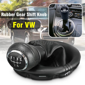 Car 5 Speed Manual Gear Stick Shift Knob & Gaitor <b>Boot</b> <b>Cover</b> for VW for Volkswagen Transporter T5 T5.1 T6 Gp 2003-2019 - Product Image 1