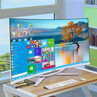 Computadora Todo en Uno para Juegos de 32 Pulgadas, Core I7, I9, Monitor Curvo Monobloque, 8GB/16GB, 1TB SSD, para Educación