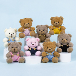 卸売カスタマイズ可能なテディベアぬいぐるみキーホルダー販促ギフト、会社ロゴ入りフード付きセーターのミニベア - Product Image 5