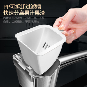 เครื่องคั้นน้ำผลไม้แบบมือหมุน AkL 304 สแตนเลส ขนาด 26x12x9 ซม. แบบถอดได้ สำหรับคั้นมะนาวและผลไม้ในครัวเรือน - Product Image 2