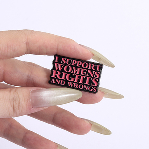 No lo siento por tu frágil masculinidad esmalte Pin cita feminista insignia joyería regalo para amigos al por mayor - Product Image 4