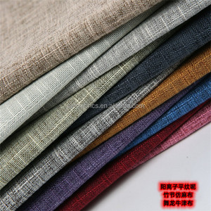 Tecido Minimatt de Poliéster com Trama Simples, Cationic, com Efeito Linho, Chenille Bouclé, Fio Slub, Retardador de Chamas, Revestido para Sofá - Product Image 2