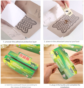 20 pièges à colle professionnels pour insectes, plaques collantes ultra-adhésives pour le contrôle des cafards et des araignées dans les restaurants, entrepôts, bureaux et maisons - Product Image 5