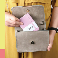 Benutzer definiertes Logo Pu Leder A6 A7 Kleines süßes Kawaii Tiny Mini Hardcover Pocket Notebook
