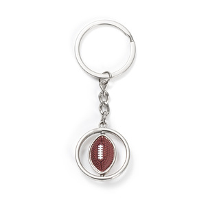 Llaveros de fútbol personalizados de aleación de zinc ligeros 2026 con logo personalizado para regalos conmemorativos al por mayor Canadá-México - Product Image 5