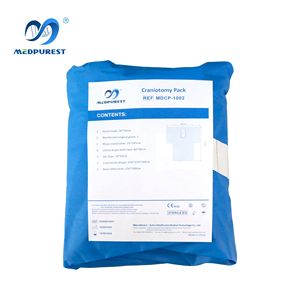 Kit Chirurgico Sterile Monouso Autoclavabile per <span class=keywords><strong>Craniotomia</strong></span>, Set di Teli Chirurgici per Uso Ospedaliero - Product Image 1