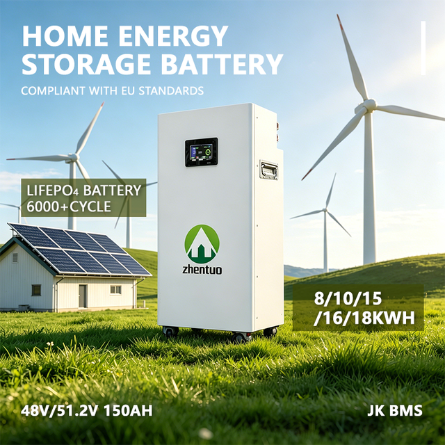 Zero Emission Lithium Battery 51.2V 150/200/300/314/360Ah 8/10/15/16/18Kwh for Green Home Energy System