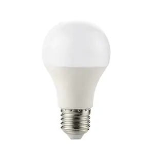 Venda imperdível lâmpada led 7W 10W 12W E27 E26 B22 A60, base de plástico + alumínio lâmpadas personalizadas para uso doméstico