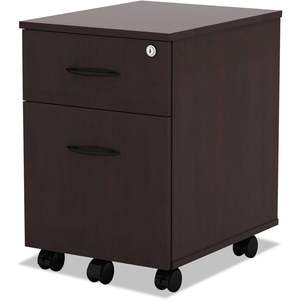 Armoire de bureau mobile en acajou série Valencia 15 7/8l x 19 1/8p x 22 7/8h pour bureau et maison - Product Image 5