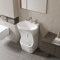 Lavabo rectangulaire en céramique simple pour les mains et les pieds, prix du lavabo, lavabo musulman Wudumate, lavabo de salle de bain pour le wudu