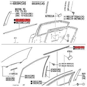 <span class=keywords><strong>HY</strong></span> Nuevo Juego de 4 Piezas Impermeables e Insonorizantes para Vios NCP NSP15 2014-2020, Burlete Exterior para Puerta de 4 Puertas - Product Image 2