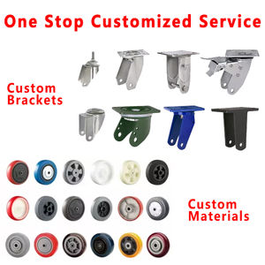 Ruote Silenziose in PU Trasparente da <span class=keywords><strong>2</strong></span>, <span class=keywords><strong>2</strong></span>,5 e 3 Pollici per Sedie da Ufficio, Facile Installazione, Vendita all'Ingrosso - Product Image 5