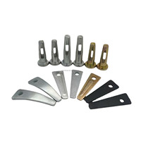 Épingle à coin en acier galvanisé de haute qualité OEM, épingle plate, épingle à coin et coin pour échafaudage, coffrage en béton