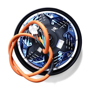 Motor de buje sin escobillas Dkys de 10 pulgadas y 2000W con doble sensor Hall para 6 cables, 800rpm, motor de alta potencia de 2000W para rendimiento - Product Image 4