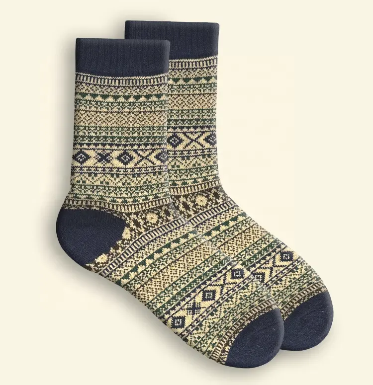 Calzini di lana per gli uomini invernali caldi e spessi calzini in maglia