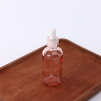 Flacons de mélange pour cosmétiques 10 ml, flacons compte-gouttes en verre rose 50 ml pour huiles essentielles, flacons vides pour liquides et essences