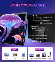 Écran tactile portable 11 pouces 2560x1600 139% SRGB 1500:1 pour moniteur 400 nits 60Hz 7ms PC Extender IPS Petit HDR