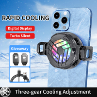 Radiateur de téléphone portable Affichage numérique Semi-conducteur Refroidisseur de jeu magnétique Refroidisseur de jeu coloré pour téléphone