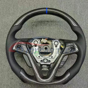 Volante Deportivo de Fibra de Carbono 100% Real de Gran Venta para <span class=keywords><strong>Hyundai</strong></span> Palisade SantaFe Tucson Encino <span class=keywords><strong>I30</strong></span> I10 Veloster Mistra - Product Image 4