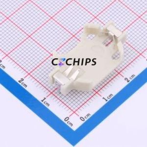 BS-06-A2CK023 Button & Strip Battery Connector Connector Battery Holder CR2032 Phosphor Bronze Tin - Product Image 1