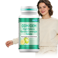 Comprimés d'extrait de plante Garcinia Cambogia à haute puissance, soutien immunitaire, usage adulte, marque privée