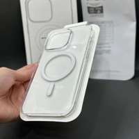 Coque de téléphone sans fil transparente originale pour iPhone 17, 17 Pro, 17 Pro Max avec chargement sans fil et motif animé