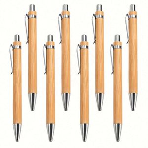 Stylos en bois et bambou écologiques personnalisés, stylos promotionnels en bois avec logo personnalisé, stylet en bambou avec étui, coffret cadeau - Product Image 5