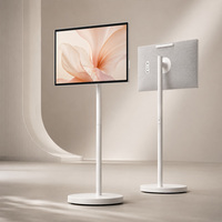 Layar LED Interaktif 27 Inci 6Gb+128Gb, Dapat Diputar, Ultra Tipis, Layar Digital, Televisi Pintar Portabel yang Dapat Diisi Ulang