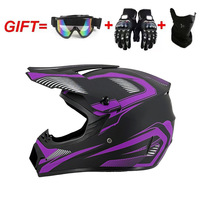 Casque de moto tout-terrain ABS Predator, nouveau modèle intégral, équipement professionnel de motocross pour VTT et moto tout-terrain