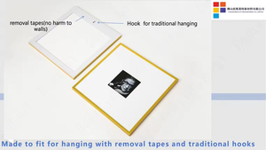 Mixtiles 8X8" 20*20cm 20*30cm 30*40cm Durable and Re-usable Memorial Restickable Wall Mounted <b>ABS</b> Plastic Photo Frame - Product Image 3
