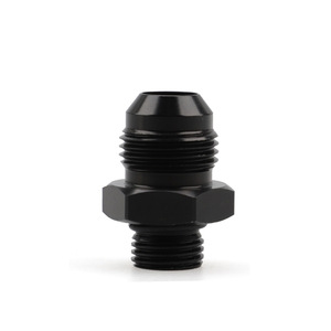 Orb6-An8 Fuel Filter <b>Adapter</b> Aluminum Alloy Connector Black <b>Universal</b> Car Modification Part - Product Image 1