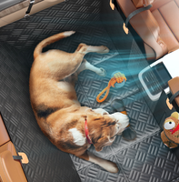 Housse de siège auto personnalisée pour chien, pour siège arrière, avec fond rigide, extension de siège arrière, housse pour animal de compagnie, hamac pour chien pour SUV/camions, luxe robuste et universel