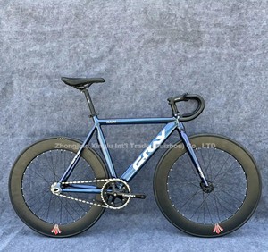 GREY RAIN Vélo à pignon fixe en gros, cadre en alliage d'aluminium sans soudure, vélo <span class=keywords><strong>fixie</strong></span> à marche arrière, vélo de route urbain 700C - Product Image 4